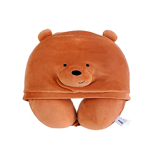 Almofada Pescoço - Pillow do personagem Pardo - Urso sem curso - We Bare Bears. Acompanha um lindo c