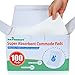 Super Absorbent Commode Pads for Bedside Toilet Chair Buckets and Bedpans | Value Pack of 100