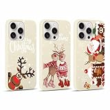 ❅❅❅【Compatibilidad】❅❅❅ Una funda navideña especialmente diseñada para iPhone 16 Pro (6,3 pulgadas). Los diseños de patrones navideños le dan a su teléfono un aspecto único y hermoso. O puede dárselo como regalo de Navidad a sus amigos o amigas para expresar sus deseos de Año Nuevo.