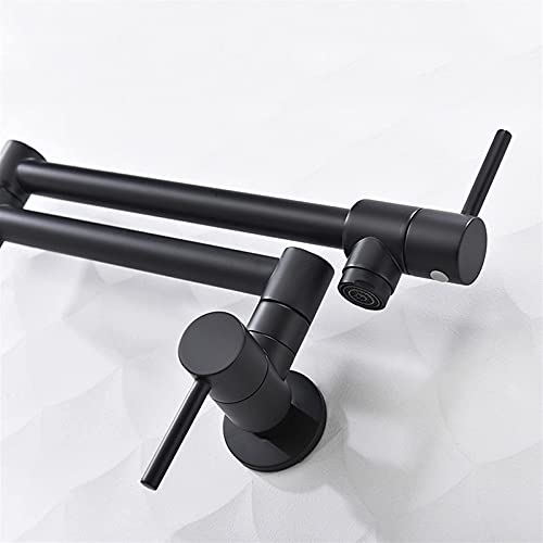 Robinet rotatif et rabattable en chrome pour lavabo à eau chaude - 3