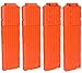 lififun 4 Pack 18-Dart Quick Reload Clip Magazine for Nerf N-Strike Elite Series (Orange)