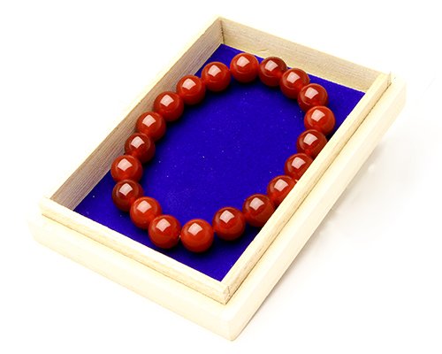 [宮忠] 伊勢 ブレスレット カーネリアン φ10mm 20玉 の商品画像