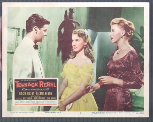 MOVIE POSTER: Teenage Rebel 11″x14″ Lobby Card #7 Ginger Rogers Michael Rennie Drama image 2