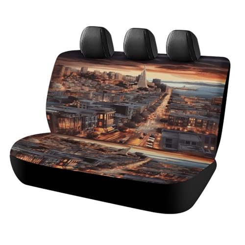 Funda de asiento de coche resistente a los arañazos para el asiento trasero de SUV