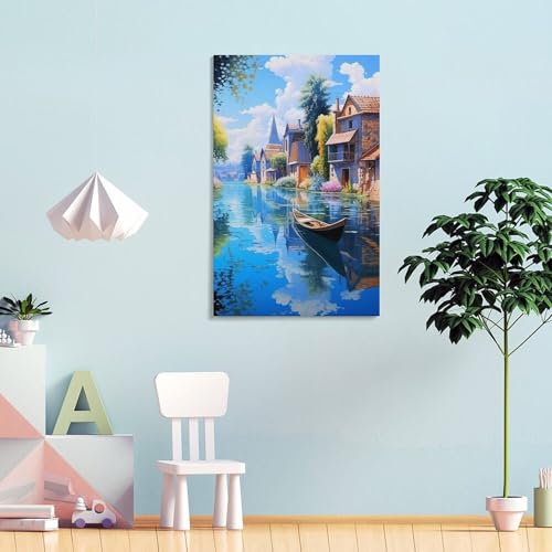 Impression toile Venise pour habiller un mur vide et illuminer une pièce sombre