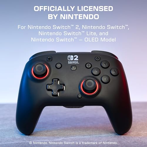 Turtle Beach Rematch Manette de gaming RGB sans fil Sous licence officielle pour Nintendo Switch 2 - vue 2