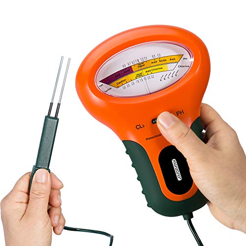 Foto von Monzana® Elektronischer Wassertester Wasser Pool Messgerät Chlor pH Wert Test