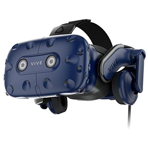 HTC Vive Pro VR System steamvrtm Basisstationen 2.0, Controller (2018), und allen notwendigen Zubehör. Unterstützt steamvrtm 2.0 room-scale Tracking bis zu 20 'X20'