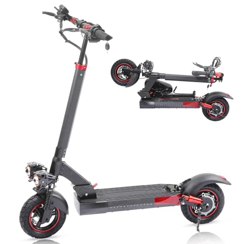 Patinete Electrico Adultos 11'/10'', 48V 18Ah/15Ah de la Batería y Motor Potente 1200.W, Patinete Electrico Plegable, Autonomía hasta 40-45KM, Velocidad Máx 25KM/H, Carga Máxima 150KG