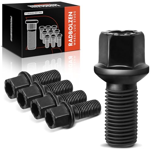 Frankberg Lot de 5 boulons de roue compatibles avec 80 90 100 200 A1 A2 A3 A4 1976-Heute 447601139B