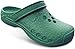 Produktbild TAMS® Unisex Gartenclogs mit Schnalle Hex Clap aus weichem Eva Clogs Gartenschuhe Grün Blau 36-48 (Dunkelgrün, 42)