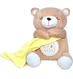 Baby Sound Soother, Cry Activated Sensor Toy Bear White Noise Sound Machine, Toddler Sleep Aid Stars
