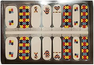 Autism Awareness Nail Polish Wraps - Nail Polish Strips