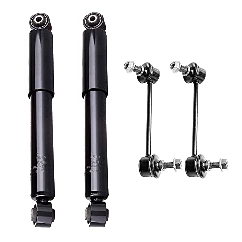 Image of Detroit Axle - Rear Shock Absorbers Kit for 2003-2008 Honda Pilot, | 2001-2006 Acura MDX, 2 Shock Absorbers 2 Stabilizer Sway Bar End Links 2002 2004 2005 2007 Replacement