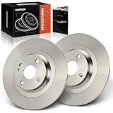 Frankberg Juego de discos de freno de eje trasero, totalmente macizo, compatible con 124 Spider 348 1.4L 2016-2023 Replace# 6000612254