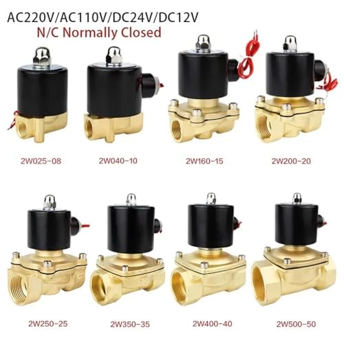 Électrovanne DN40 DC24V normalement fermée pour eau huile et air comprimé - 5