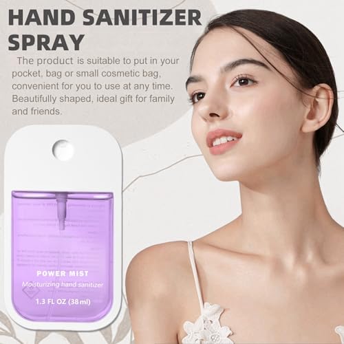 Mist Hydrating Hand Sanit-izer Spray for Adults,Multi-Flavor,Cleanses Your Hands,Hand Sanit-iser Mini,Hand Sanit-iser Travel,Small Hand Sanit-iser,Spray Sanit-iser for Hands,Natural,(Lavender) - Image 5