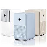 鉛筆削り 手動 鉛筆削り 青 1個入 5段階芯調節機能 自動ペン送り機能 合金鋼ホブ 自動芯抜き 6.5~8mm鉛筆対応 持ち運び簡単 子供プレゼントにも (青)