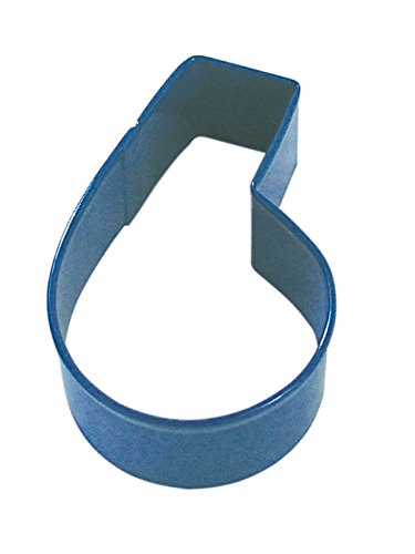 R&M Number 6 Cookie Cutter Navy Blue With Brightly Colored, Durable, Baked-on Polyresin Finish