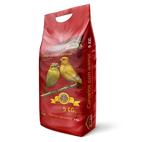 Faunamix Comida para Canarios Natural con Avena 5Kg Cover