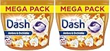 Dash 2-en-1 PODS Lessive En Capsules, 50 Lavages, Ambre et Orchidée, Ultra Nettoyant Et Fr...