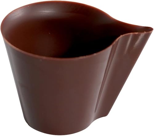 Martellato 20GU005 Molde de chocolate de policarbonato "media cáscara", hace 24 piezas en forma de taza
