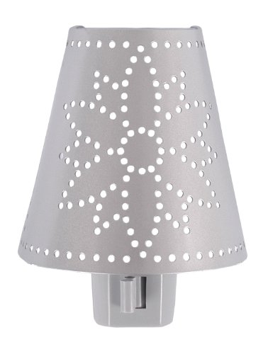 GE Metal Shade With Flower Design Incandescent Night Light 51386