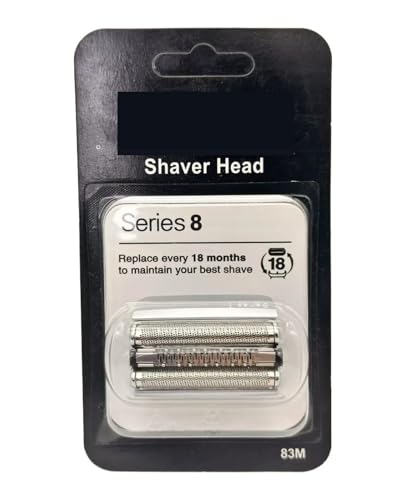 UJMWBHFY Cabezal De Repuesto 83M Compatible con Afeitadoras Eléctricas Braun Serie 8 S8 (8320S, 8325S, 8330S, 8340S, 8350S, 8345s, 8360cc, 8365cc Y 8370cc)