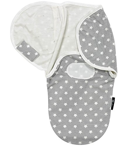 Alvi Wickeltuch Harmonie Sterne Silber One Size