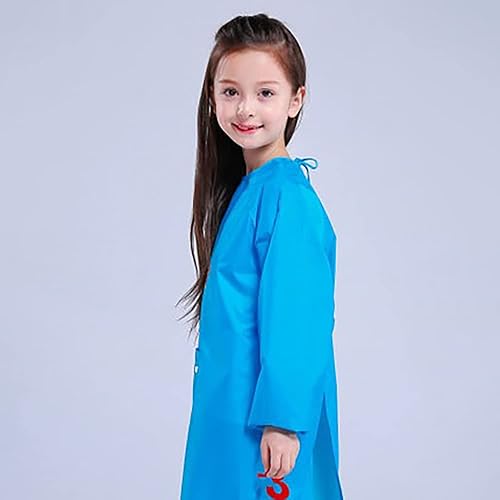 Miniatura 6 de Kids Art Smock Waterproof Child Artist Painting Apron for Girls and Boys Toddlers Age 2-12