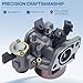 GX160 Carburetor Kit Compatible with Honda GX120 GX140 GX200 GX168 5.5HP 6.5HP Engines Replacement 16100-ZH8-W61 17210-ZE1-517 16100-ZE1-814 OEM Carb With Spark Plug