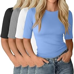 Blue, White, Light Mixed Gray, Black