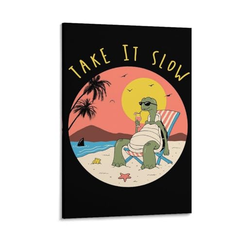 G gA[g Cg Take It Slow 킢 |X^[  ǃA[g rO[ A[gpl20x30inch(50x75cm)