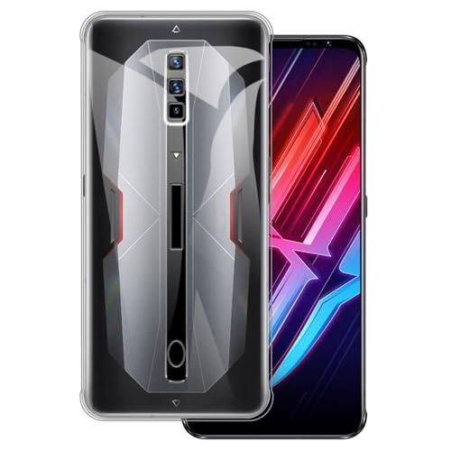 OAGELIM P[X ZTE Nubia Red Magic 6S Ƃ̌݊ Case ϏՌTPU\tgtLVuWFیdbJo[ σXNb`~^[x̑ϗ (NA)