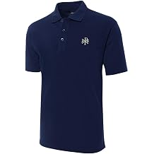 Polo Shirts for Men Christian Chi Rho Embroidered Short Sleeve Mens Polo Shirt