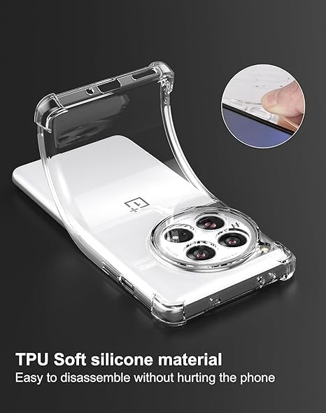 Image of Case Creation Brand -Plastic Mobile Cover For Realme 12 Pro+ (Soft & Flexible Back Case),Transparent