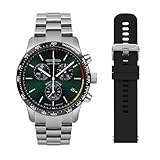 Montre de sport analogique dans un boîtier en acier inoxydable