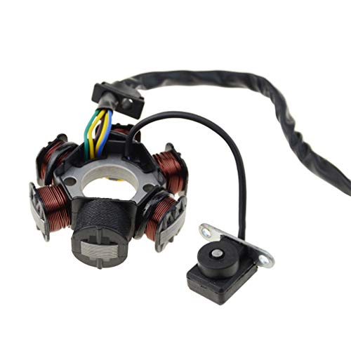 Goofit 6-Coil Magneto Stator Ignition Generator For Gy6 50Cc 70Cc 90Cc 110Cc 125Cc Moped Atv Dirt Bike Full Wave Coil #TOP12