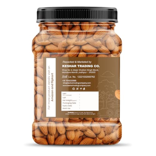 Image of HighFresh California Jumbo Almonds 250g |Natural Badam Giri | Rich In Protein & Dietary Fiber | Crunchy Texture & Delicious Nutty Flavour | No Added Preservatives Or Artificial Flavors