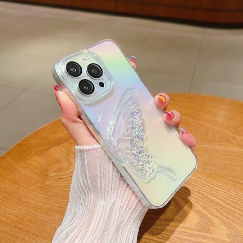 Coque dream butterfly pour iPhone 12 Pro Max protection transparente mignon - 2