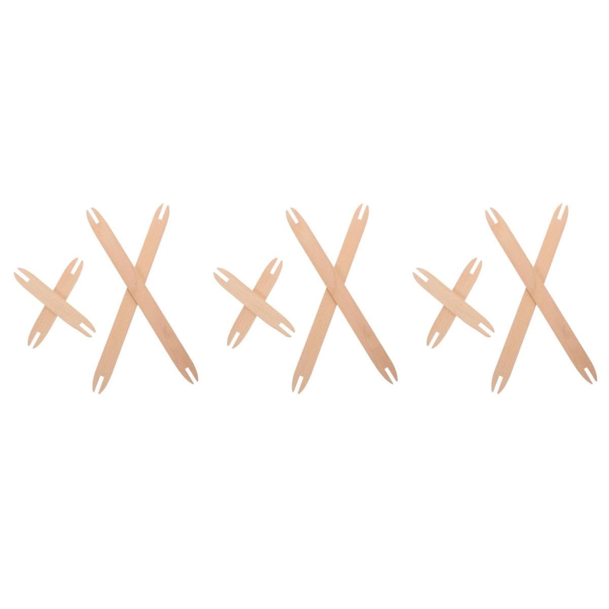 3 Series Herramienta De Tejer De Madera Para Diy Shuttle De Weaving Natural Para Bufandas Y Para Principiantes Y Manualidades 4 Piezas X 3