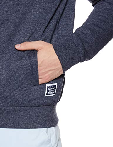 Image of Amazon Brand - Symbol Men Cotton Blend High Neck Zipper Sweatshirt (Available in Plus Sizes)