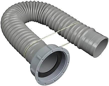 Abflussrohr für Küchenspüle, 60 cm, PP + PVC, flexibler Ablaufschlauch ...