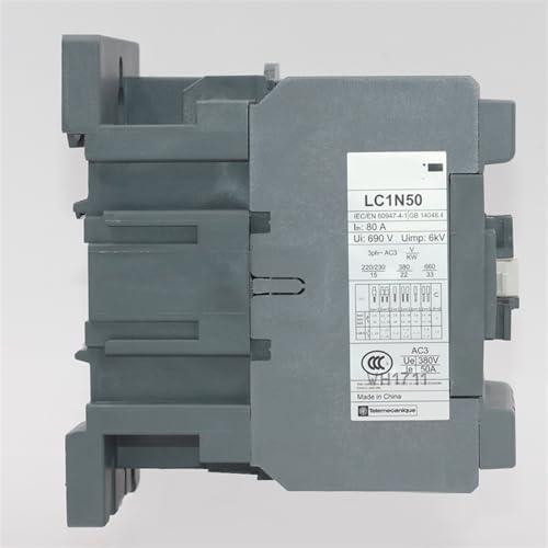 Contacteurs D3N 3-pôles de haute précision LC1N50 50Hz pour commande moteur stable