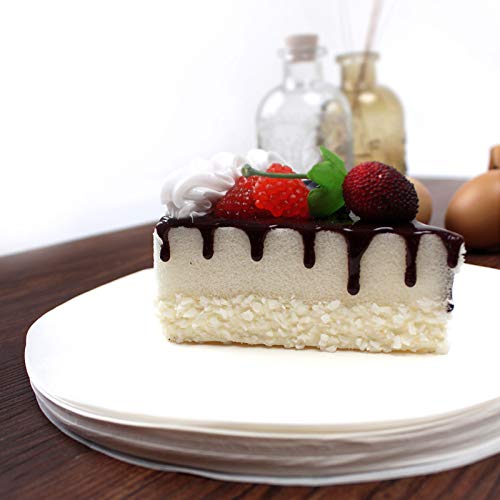 Ergonflow 100 Sheets Parchment Paper Rounds 6" And 8" Diameter-Non-Stick Cake Pan Liner Circles,Cookie Baking Sheets,Precut For Cake Baking, White #TOP6