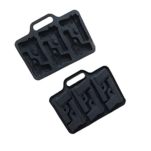 3D-pistoolvorm Siliconen Ijsblokje Mal, DIY Food Grade Silicone Ice Cube Maker Moules Gun En Bullet Ice Cube Trays Candy… - Afbeelding 7
