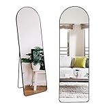 アーチ鏡 壁掛け スタンド 2way おしゃれ 軽量 姿見鏡 150x40cm
