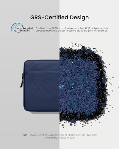 Image of Tomtoc Light-B18 Tablet Sleeve Navy Blue (11inch)