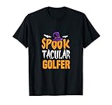 Spooktacular Golfer Halloween Outfit Gift T-Shirt