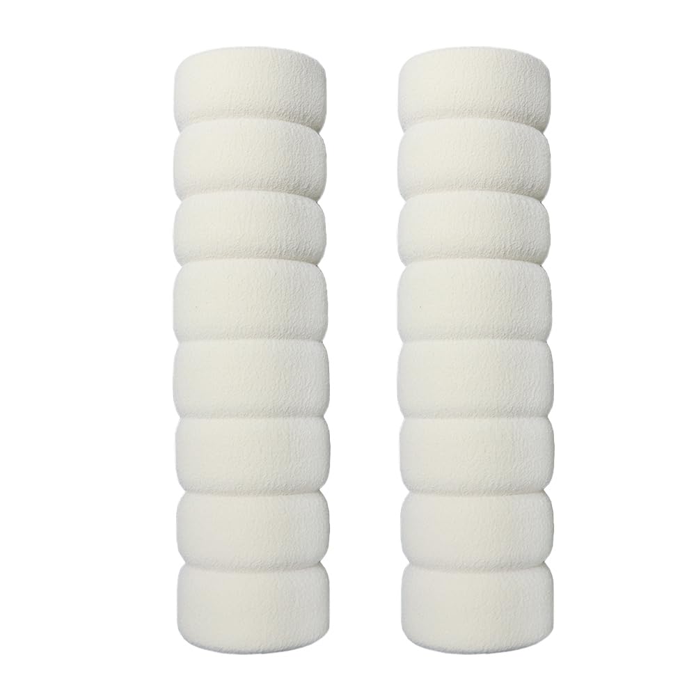 Confezione da 2 Paracolpi per Maniglia della Porta, Proteggi Maniglia della Porta in Schiuma per Pareti e Mobili, Copri Maniglia della Porta Beige